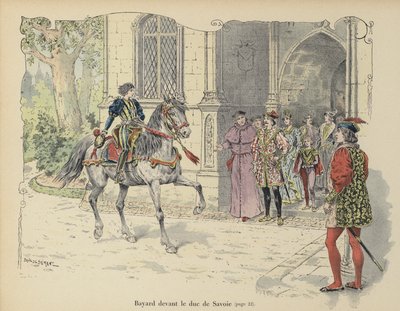 Le jeune chevalier de Bayard rencontrant le duc de Savoie - Paul de Semant